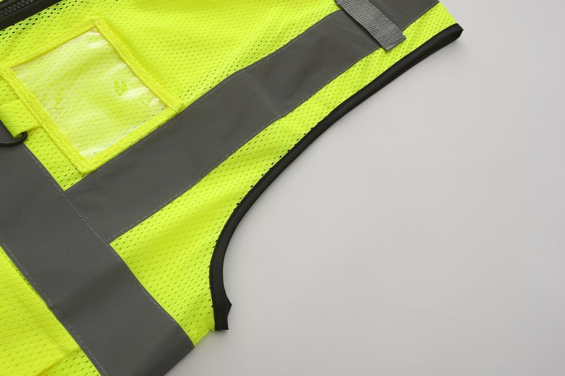 Multi Pocket w magazynie, kamizelka bezpieczeństwa do budowy dróg, kamizelka ostrzegawcza High Brighess do magazynów lotniskowych_voghion.com