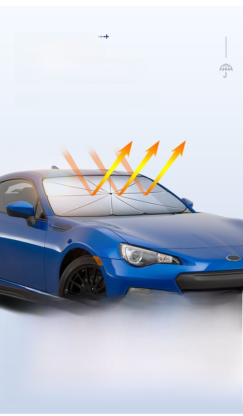 Parasolar auto parbriz față protecție solară auto izolație termică parasolar titan argintiu parasolar vară_voghion.com