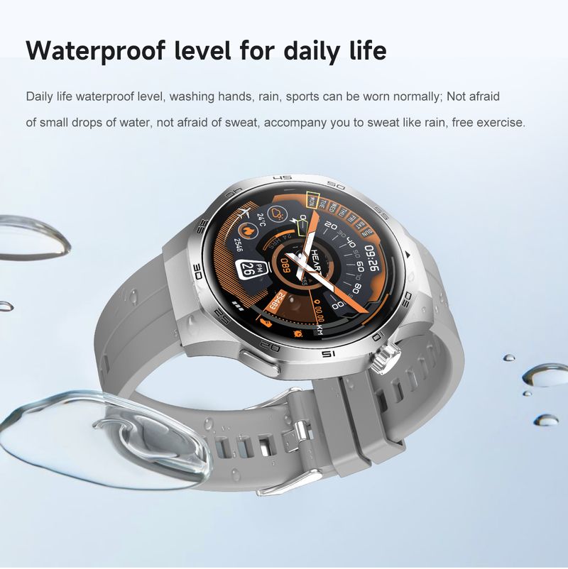 Nowy inteligentny zegarek NFC GPS Motion Track 1,53" ekran HD Wielowymiarowy inteligentny zegarek do monitorowania zdrowia odpowiedni dla systemów Android i iOS_voghion.com