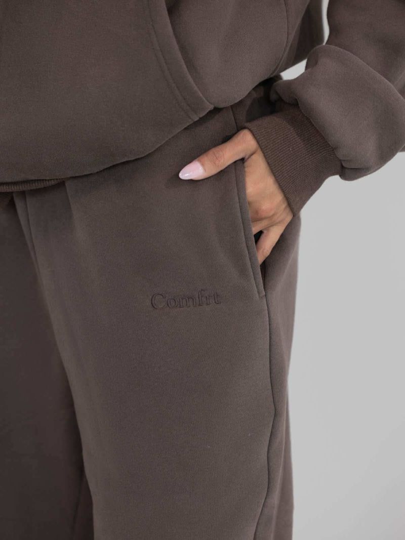 Women's Clothing Heavy Printing Oversize Hoodie Casual Loose Sweatpants Set_voghion.com
