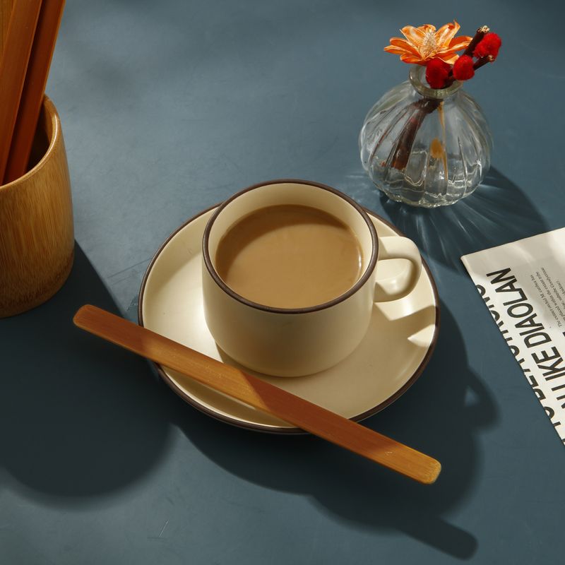 Kaffeerührstab Holzutensilien Milchtee Honiggetränk Manueller Haushalt Kommerzieller Multifunktionaler einfacher Bambusschlauch_voghion.com