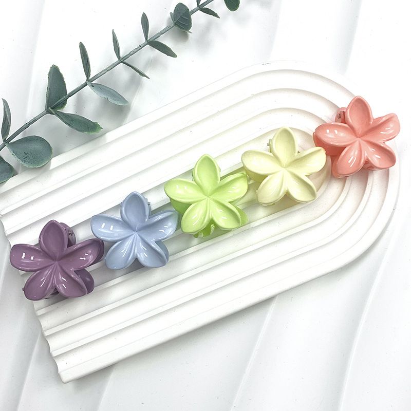 4 cm große Haarspangen in Eierform – bunte kleine Blumenhaarnadeln für Mädchen (süßes, frizzfreies, süßes Haar-Accessoire)_voghion.com