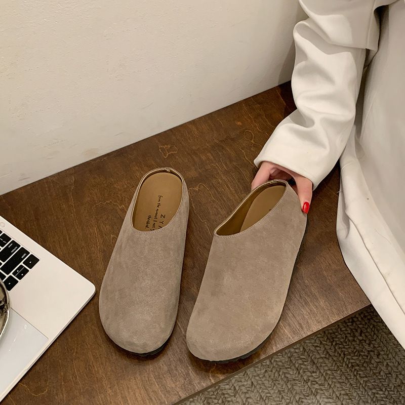 Chaussures décontractées à semelles épaisses pour femmes, collection automne 2025, à enfiler, parfaites avec des robes et des mules._voghion.com