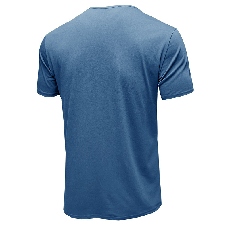 2025d Summer New Short Sleeve Men's T-Shirt Clothing Henley Shirt Shirts_voghion.com