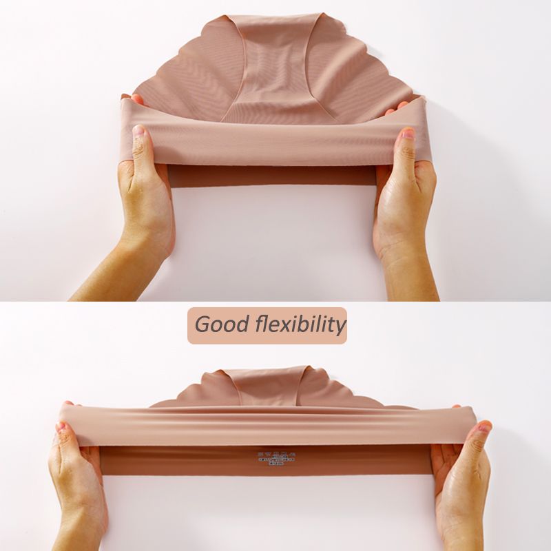 4 Teile/satz Nahtlose Slips Sexy Höschen Für Frauen Mittlere Taille Komfortable Mädchen Seide Panty Weibliche Unterhose Frau Dessous_voghion.com