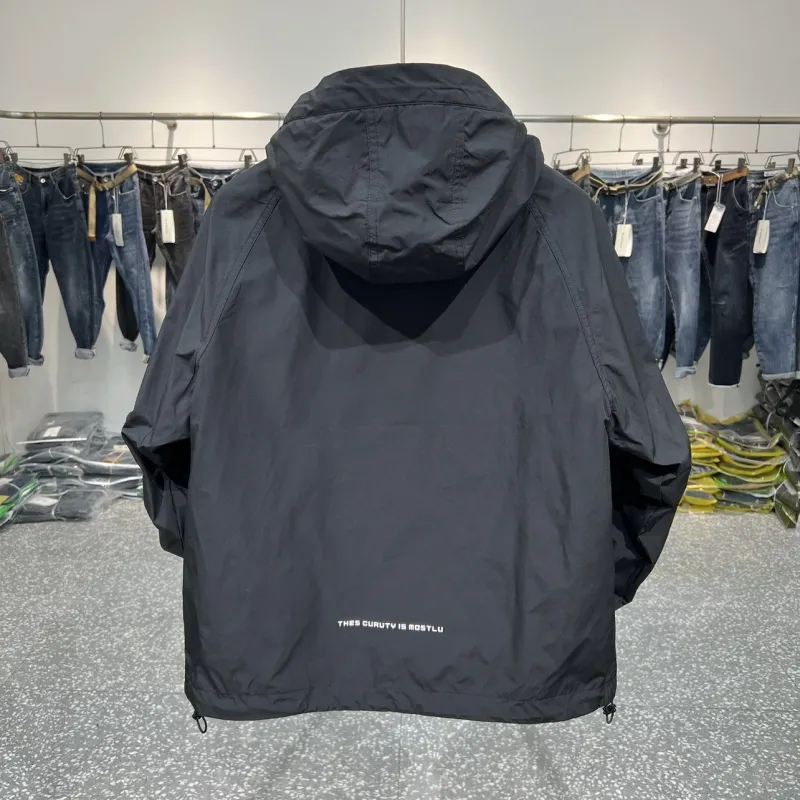 Koreanische Modejacken für Männer, Reißverschlussjacke, lässige Straßenarbeitsjacke für Männer mit mehreren Taschen, Slim Fit-Piloten-Baseballanzug_voghion.com