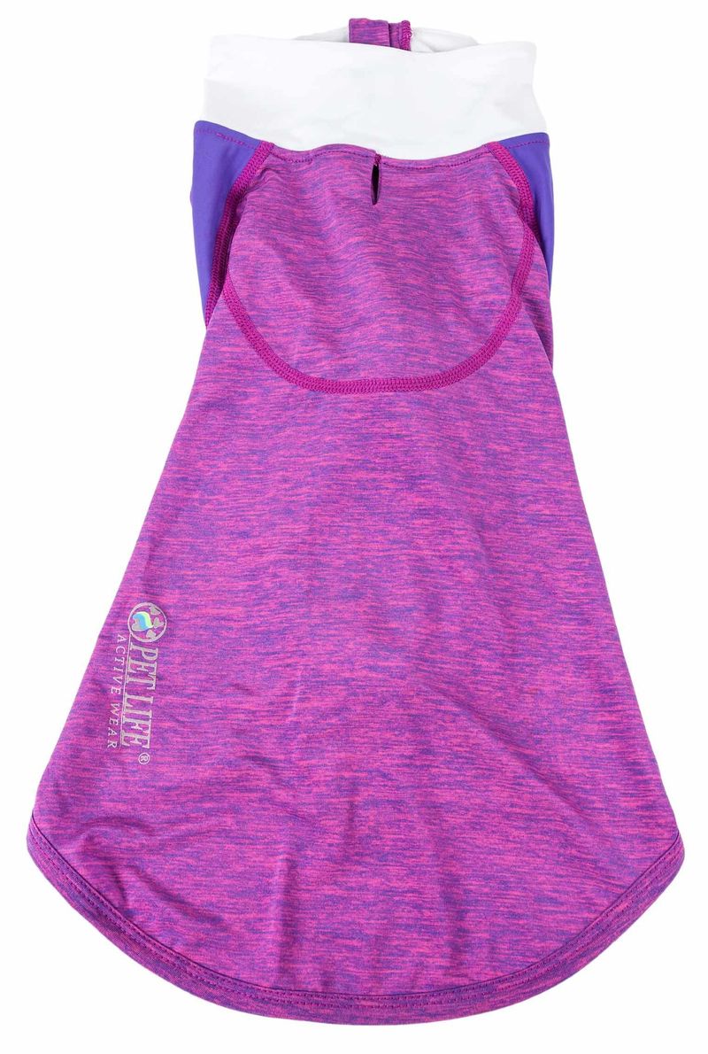 Pet Life Active 'Chewitt Wagassy' 4-Way Stretch Performance Long Sleeve Dog T-Shirt_voghion.com