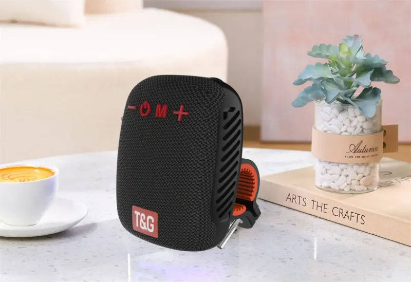 Udendørs cykel TG392 Bærbar Bluetooth-højttaler TWS Trådløs Mini Bas FM Radio Soundbar Boombox Ridning Musik Afspil højttaler_voghion.com