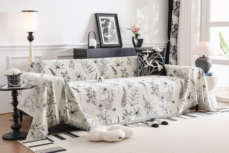 Premium-Sofabezug aus Chenille – Moderner, minimalistischer, kratzfester Schutz für 3-Sitzer-Sofas (unifarben und mehr)_voghion.com