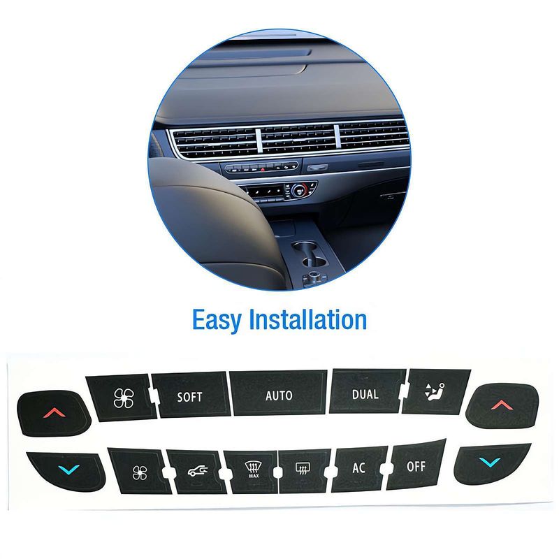 Geeignet fir Renault Megane/Master Klimaanlag Kontrollpanel Knäppche Reparatur Sticker/_voghion.com