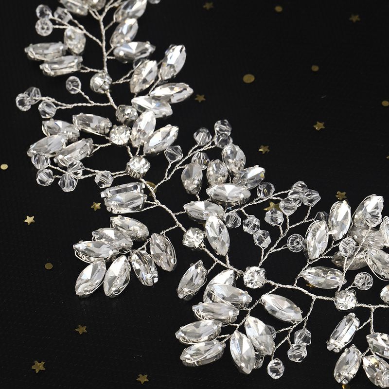 Design Brautgürtel Luxus Pferdeauge Strass Gürtel Handgefertigte Perlen Damen Hochzeitskleid Accessoires_voghion.com