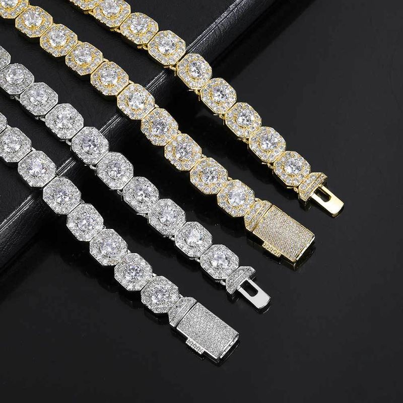 Men's Jewelry Hip Hop Bracelets, Rock Sugar Chain, Zircon Bracelets, Trendy Personality Fashion Accessories,_voghion.com
