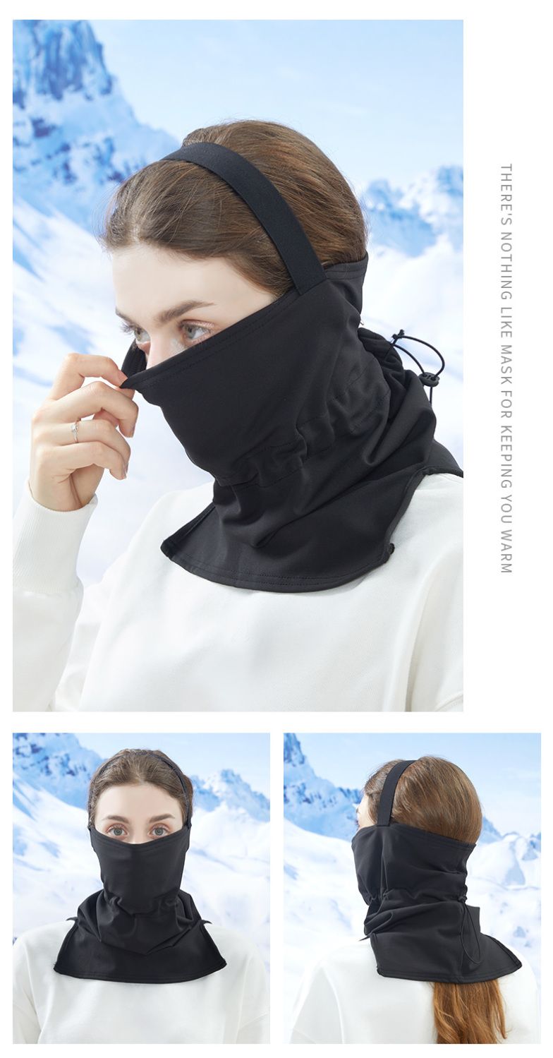 Maschera da sci invernale antifreddo antivento snellente ad asciugatura rapida scaldacollo protezione viso copricapo antivento_voghion.com