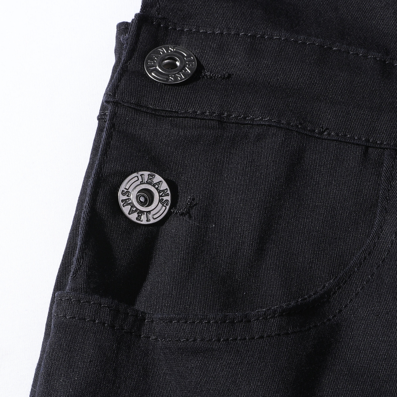 New denim overalls slim fit men's trousers overalls_voghion.com