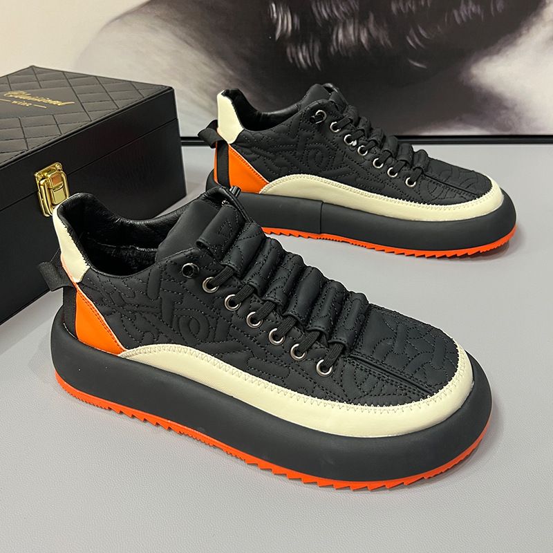 Scarpe da uomo in cotone e peluche, extra large, nuove, primavera-autunno 2025, sportive e casual, scarpe alla moda_voghion.com
