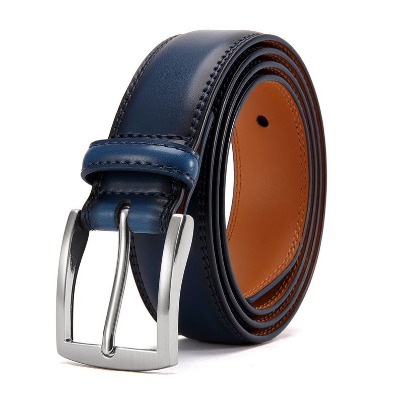Wenzhou Men Genuine Leather Casual Pin Buckle Men's Simple Versatile Cowhide Belt_voghion.com