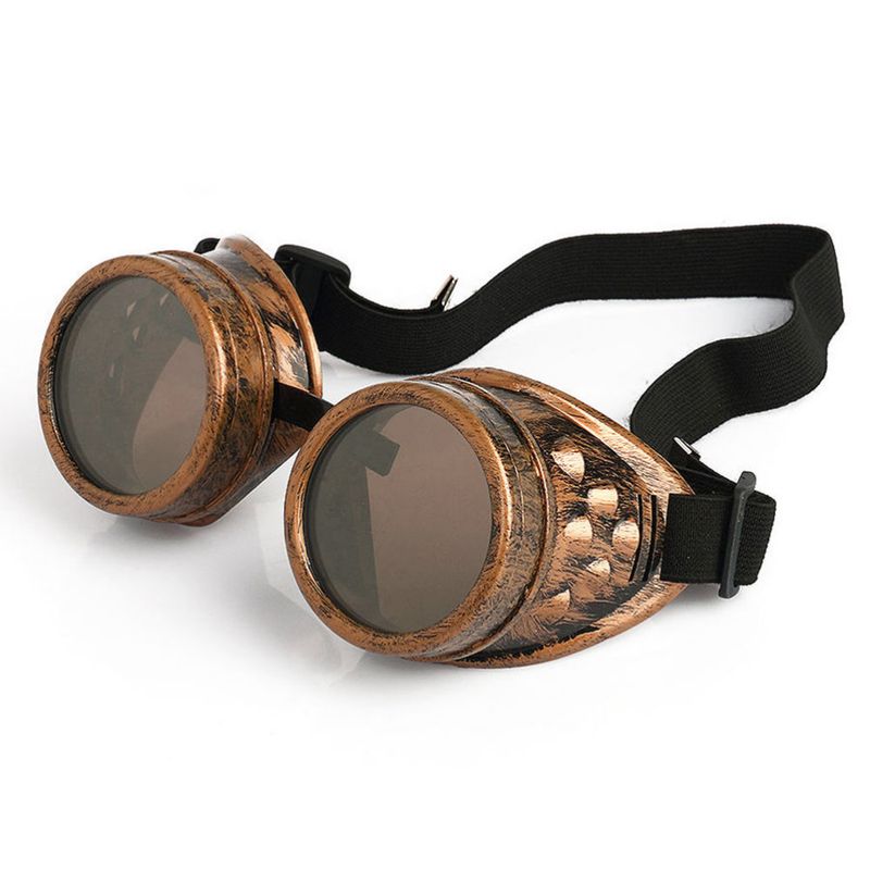 1Pc Steampunk Occhiali da sole da uomo Marchio di design Steam Punk Occhiali da sole rotondi per uomo Hippie Vintage Retro Occhiali_voghion.com