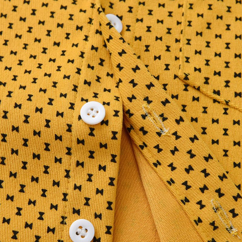 Kinderkleidung Hinweis Jungenanzug Langarm bedrucktes Hemd Overall Kinder Gentleman Kleid Einjähriges Leistungskostüm_voghion.com