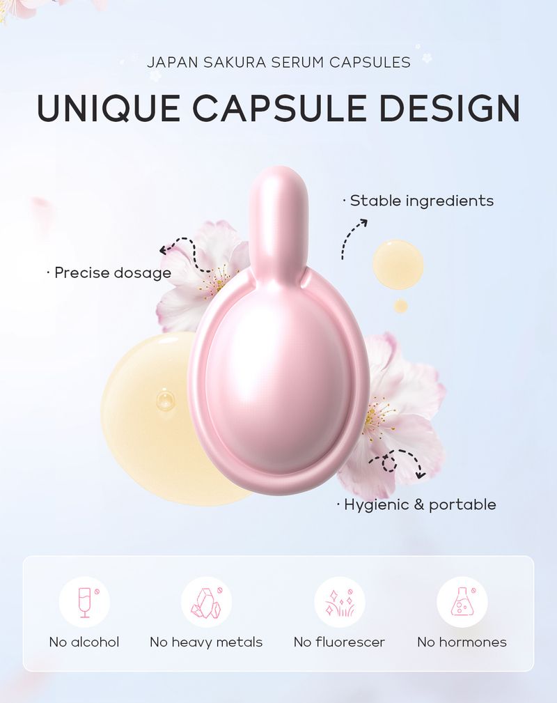 Laico Sakura Capsule 30 Capsule*0,5 ml Idratante, idratante e schiarente del colore della pelle_voghion.com