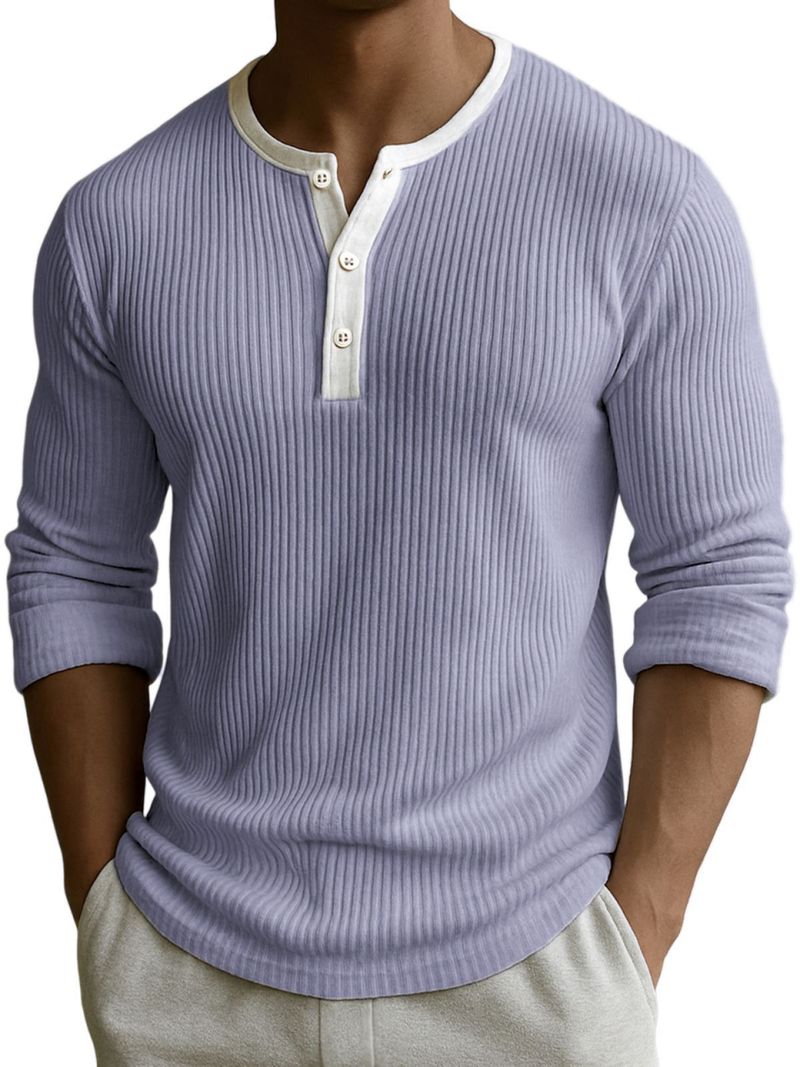 "Men's Digital Print Henley Shirt - Breathable Polyester V-Neck With 3-Button Placket, Motorcycle & Geometric Patterns (Sizes S-5XL)"_voghion.com
