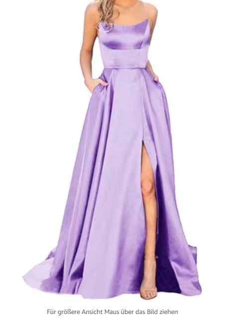 2023 einfarbiges Brautjungfernkleid, langes Kleid, schmal, schulterfrei, für Freundin, modisches Brautjungfern-Gruppen-Abendkleid_voghion.com
