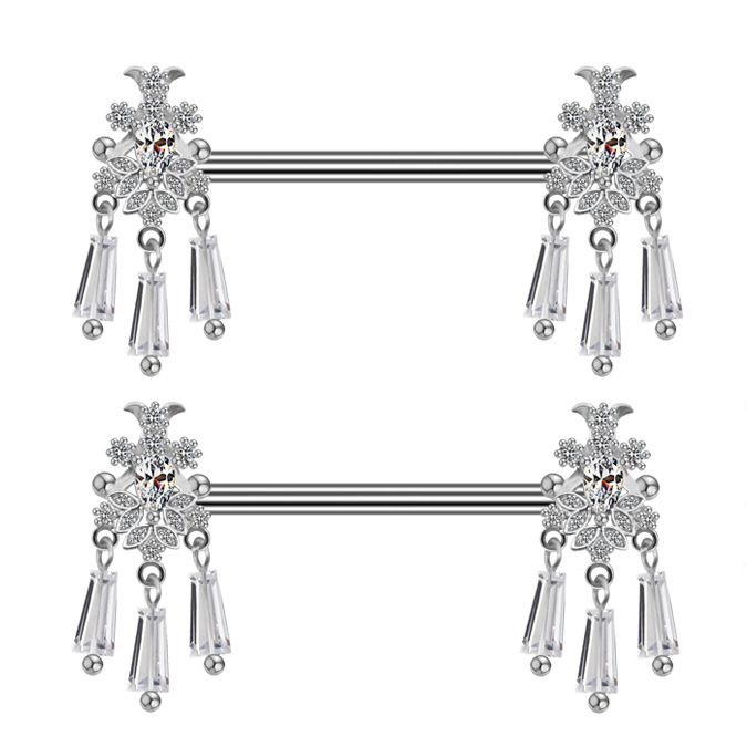 Anello capezzolo a forma di serpente Anello capezzolo a forma di arco Anello capezzolo a forma di freccia con cuore Anello capezzolo a forma di goccia di unghia al seno_voghion.com