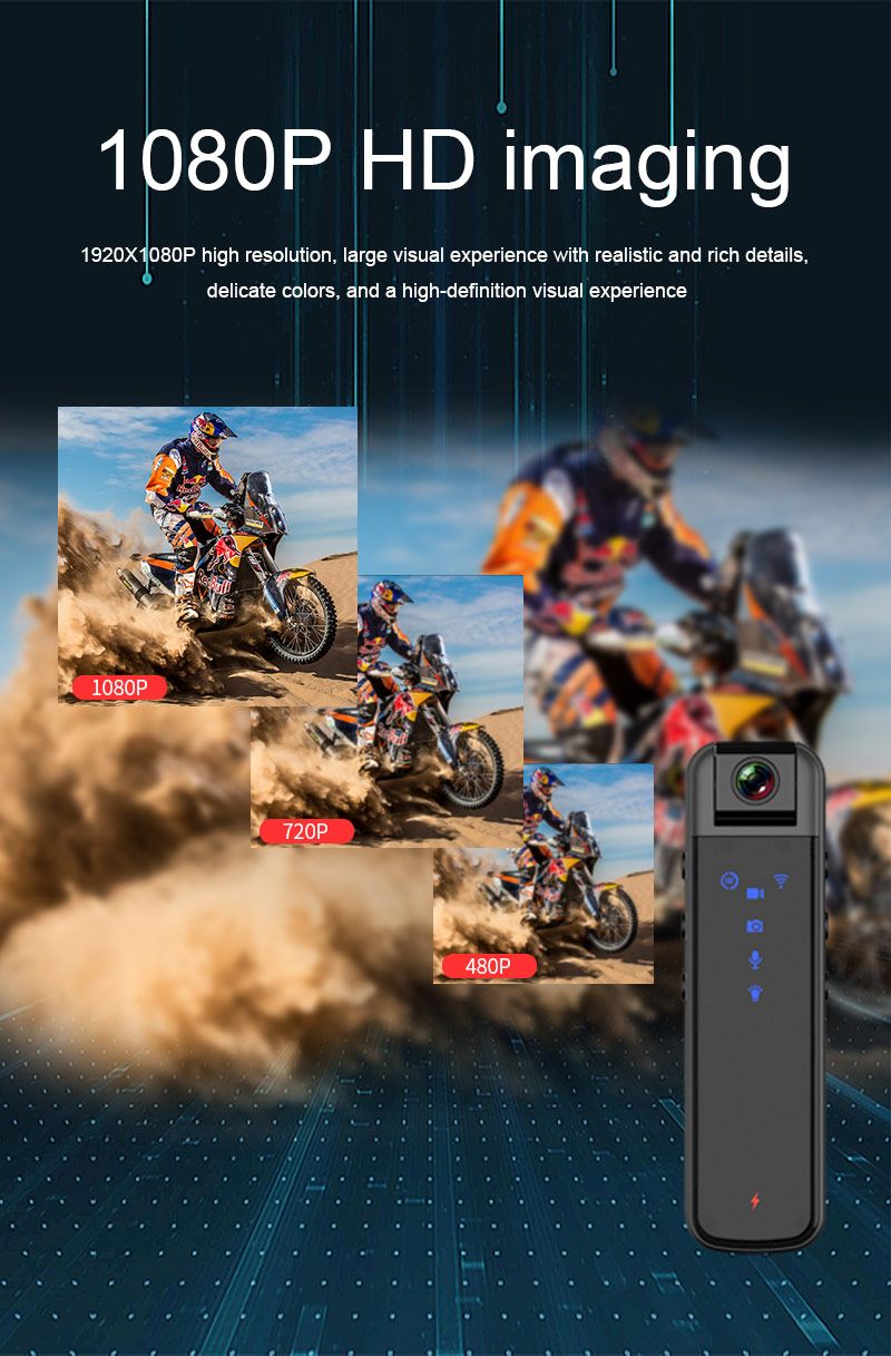 Héich Qualitéit 1080P Mini Kamera WiFi, Smart Home Secret Action Kamera, portable All-in-One Hine, Outdoor Sports Recorder_voghion.com