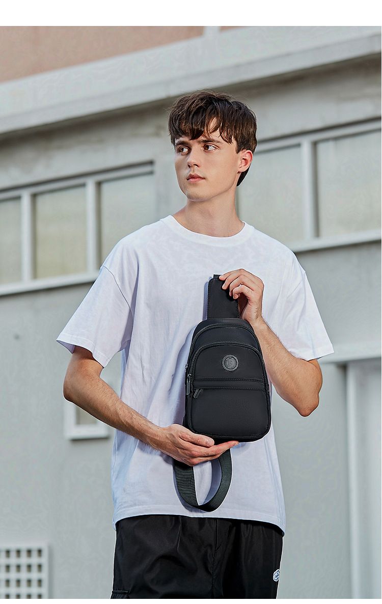 Sac à bandoulière pour homme, nouveau petit sac à bandoulière pour homme, sac à dos tendance, sac à bandoulière unique, sac à bandoulière d'été, poitrine_voghion.com