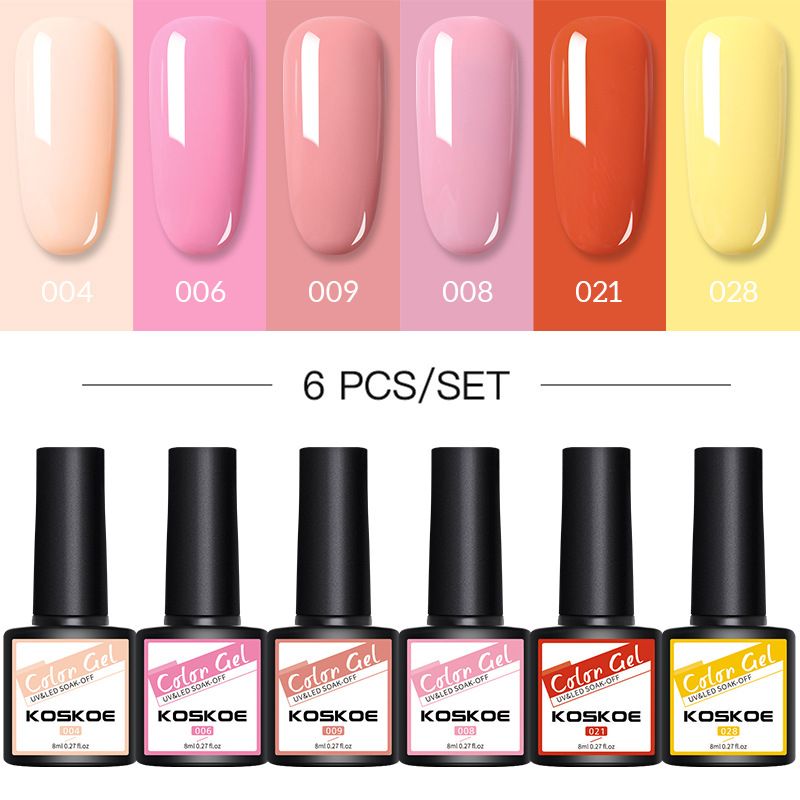 Nagelkleber Nagellack-Set Phototherapie-Kleber Mattierte Pailletten Verstärkte waschfreie Versiegelungsschicht Nagellack-Basiskleber_voghion.com