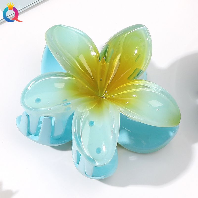 Accesorios para el cabello de mujer: pinzas de plástico con forma de flor dulce_voghion.com