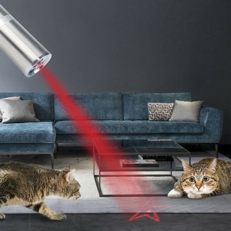 Guangying Lustiges Haustier-Katze-LED-Licht, Zeigerstift, Teaser, USB-Taschenlampe, Kätzchen, interaktives Spielzeug_voghion.com