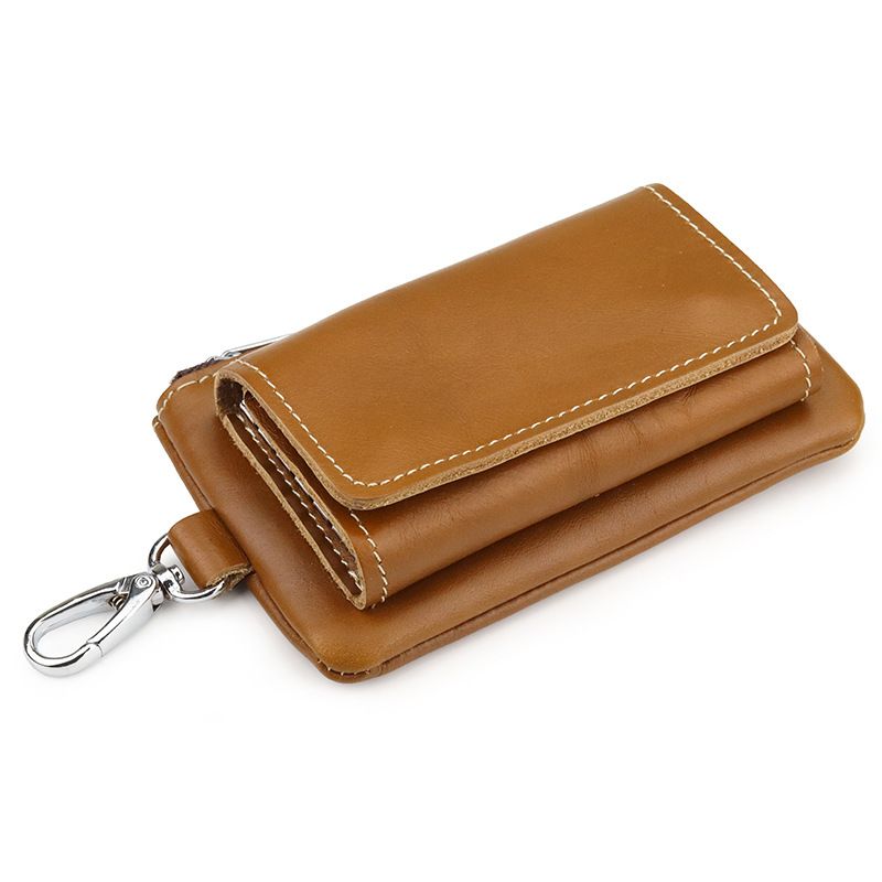 Wallet Genuine Leather 2025 New Key First Layer Cowhide Coin Purse Multifunctional Integrated Bag Simple Card Holder_voghion.com