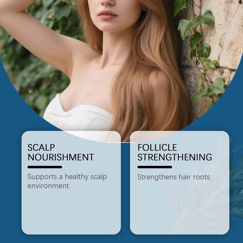 Hoegoa Roll-On Refreshing Moisturizing Hydrating Nourishing Scalp Smooth Glossy Massage Hair Care Essence_voghion.com
