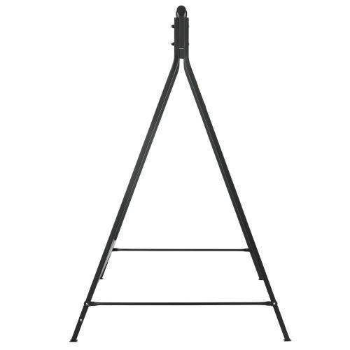 Outsunny Metal Porch Swing Stand, Heavy Duty Swing Frame, Hanging Chair Stand Only, 528 LBS Weight Capacity, For Backyard, Patio, Lawn, Playground, Black_voghion.com