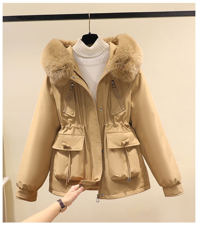 Cross border cow horn buckle faction overcomes women's loose 2024 winter clothing, small stature Korean version with_voghion.com