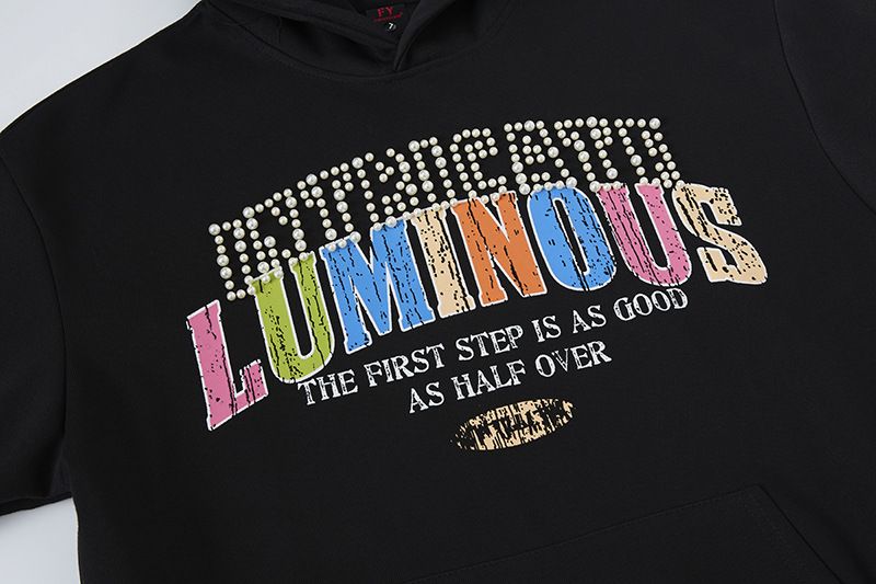 2025 Autumn New Loose Hoodie With American Style Pearl Colorful Letter Print For Men And Women_voghion.com