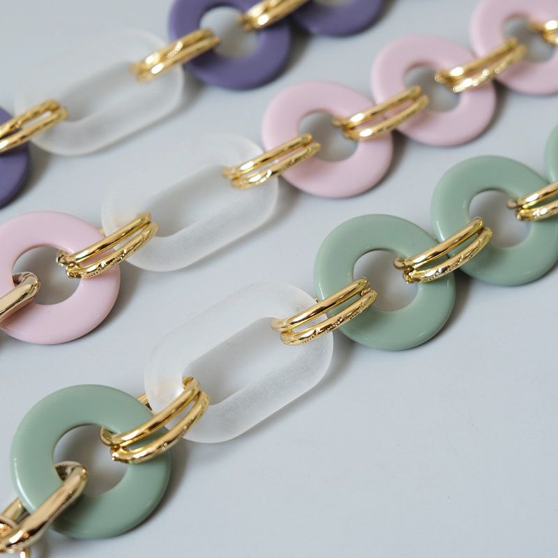 Neu Mode Barock Acryl Harz Nette Candy Farbe Telefon Handheld Kurze Dekorative Kette_voghion.com