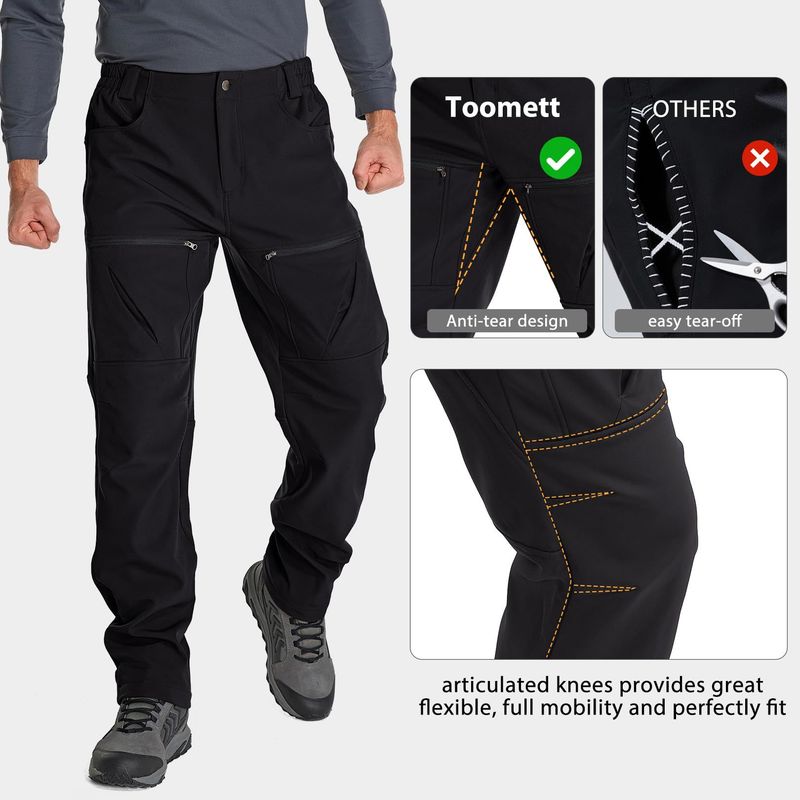 "Waterproof Tactical Cargo Pants – Lightweight Nylon Hiking Trousers With Multi-Pockets & Zipper Closure"_voghion.com
