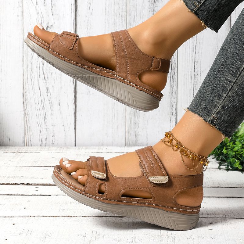 Modische Sommer-Sandalen für Damen – rutschfeste, flache Sandalen mit weicher Sohle für Freizeitkleidung und Strandurlaub_voghion.com