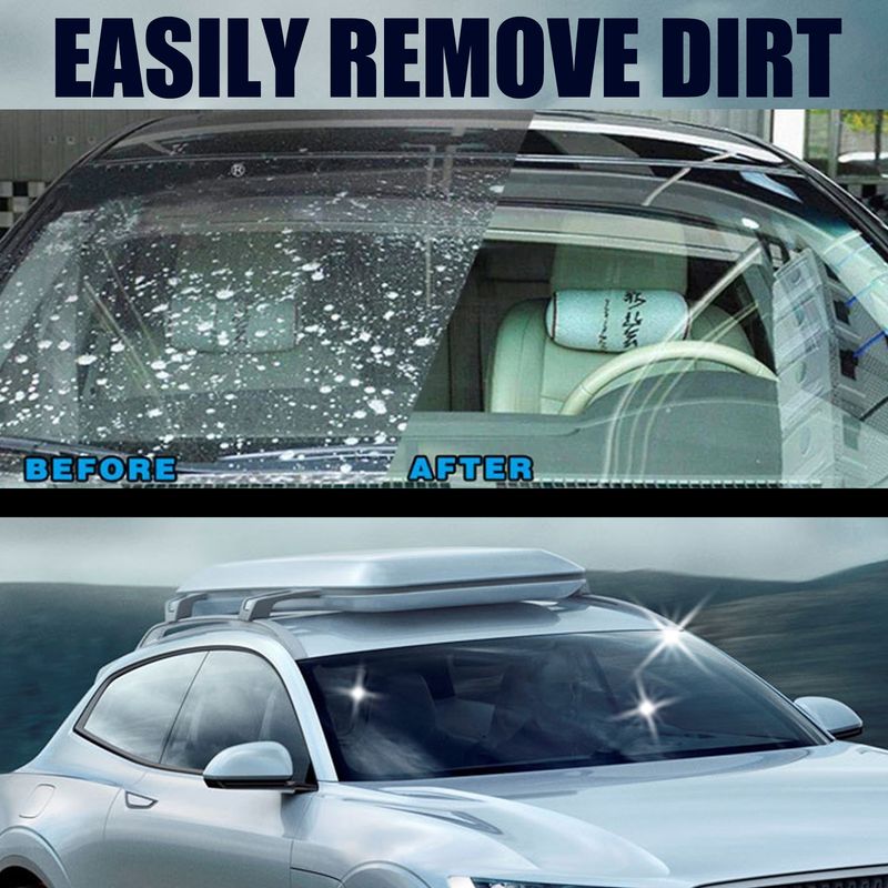 Homonth Windshield Cleaner Multifunctional Car Window Glass Cleaning Decontamination Fog Removal Cleaner_voghion.com
