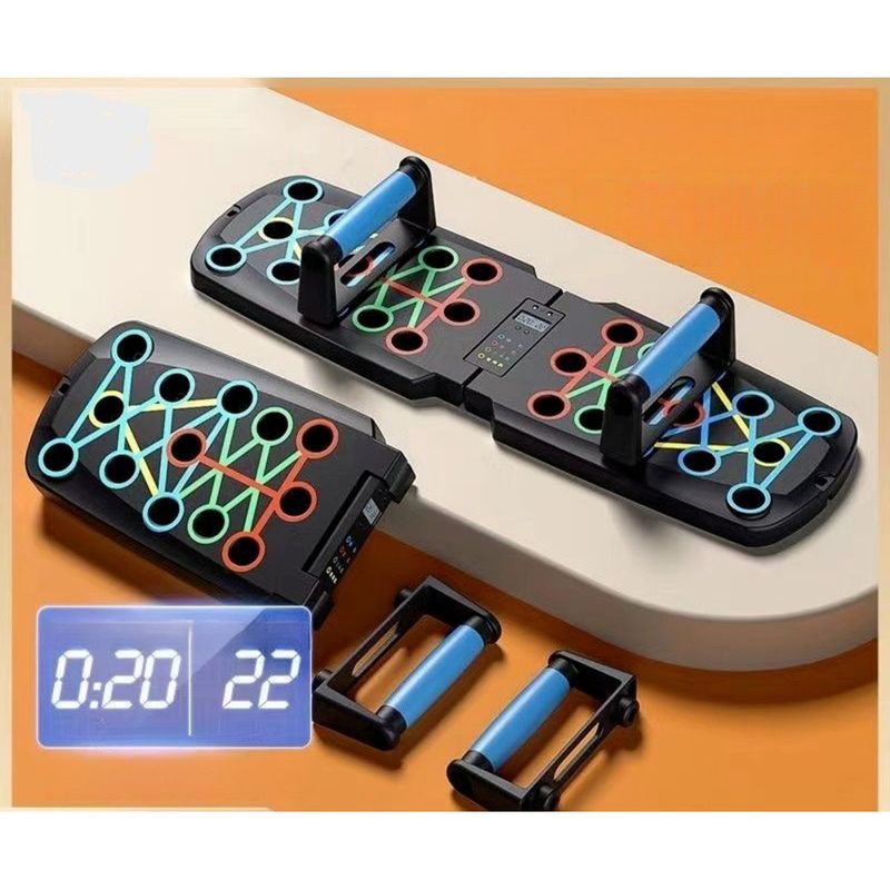 Push Multifunctional Board, Adult Folding Support Frame, Chest Muscle Training Device, Push Up Assist Device_voghion.com