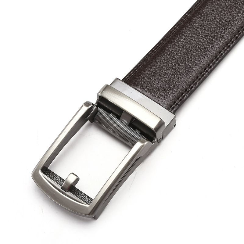 Men's Genuine Leather Belt With Automatic Buckle - Classic & Fashionable Design_voghion.com