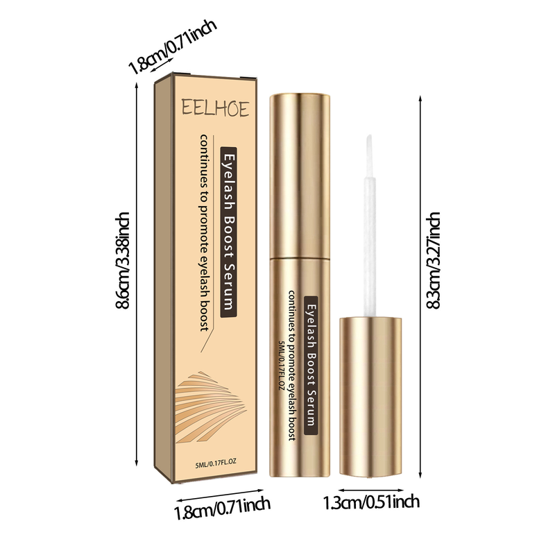 Řasenka EELHOE husté kudrnaté řasy krásný štíhlý přírodní make-up, který se snadno rozmazává, černá oční linka_voghion.com