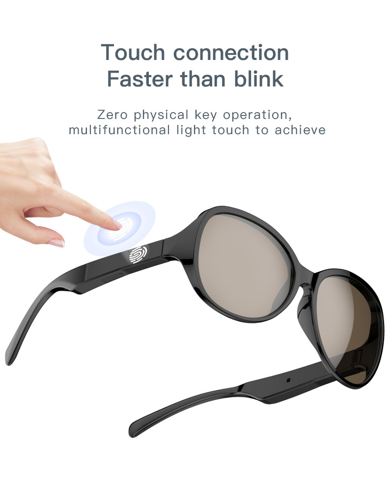 2023 F06 F07 F08 Intelligent Bluetooth Glasses Conducting Black Technology Outdoor Sports Sunglasses_voghion.com