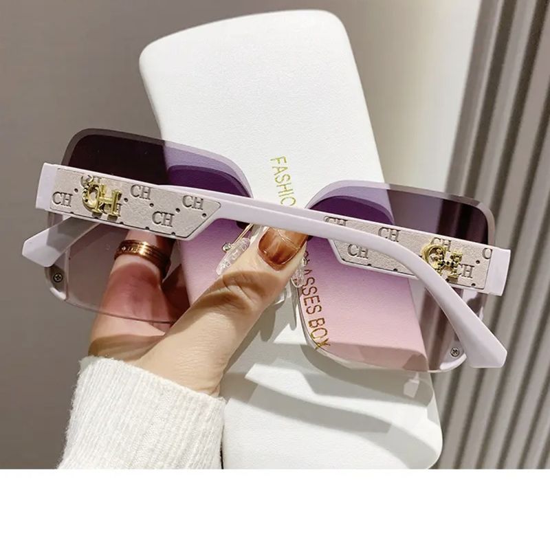 Lunettes de soleil tendance à paillettes fines pour femmes, protection UV, nouveau style 2025_voghion.com