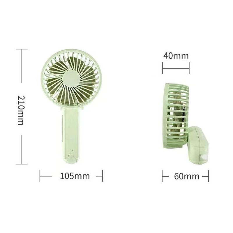 Ventilatore elettrico da tavolo USB piccolo, portatile, pieghevole, per esterni, con ricarica portatile_voghion.com