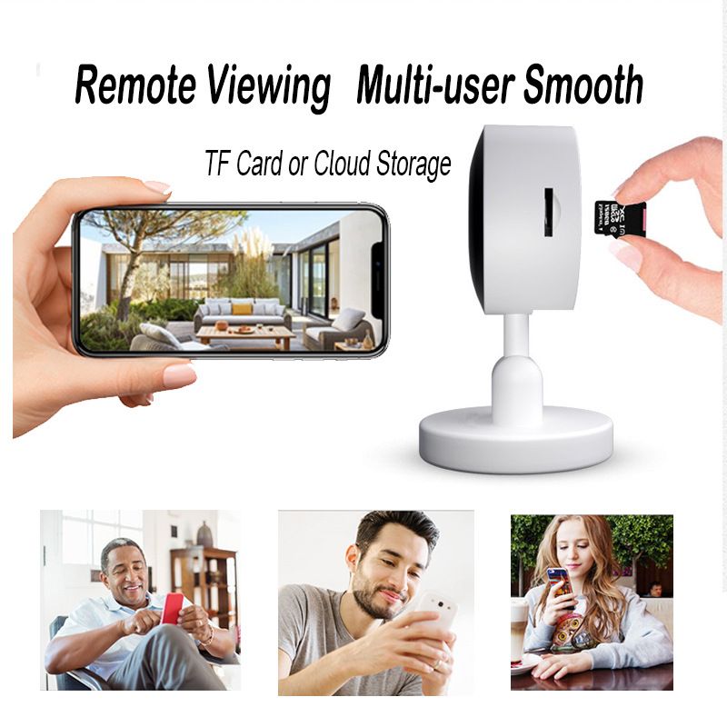 3MP Tuya Mini Babymonitor Smart Life Hjemmesikkerhet Trådløs Toveis Lyd Bevegelsesdeteksjon Nettverkskamera_voghion.com