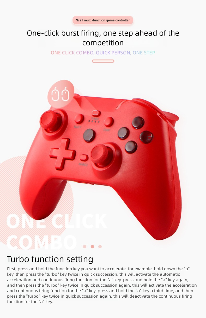 Nuovo controller di gioco Switch con connessione Bluetooth NS per iOS/PC_voghion.com