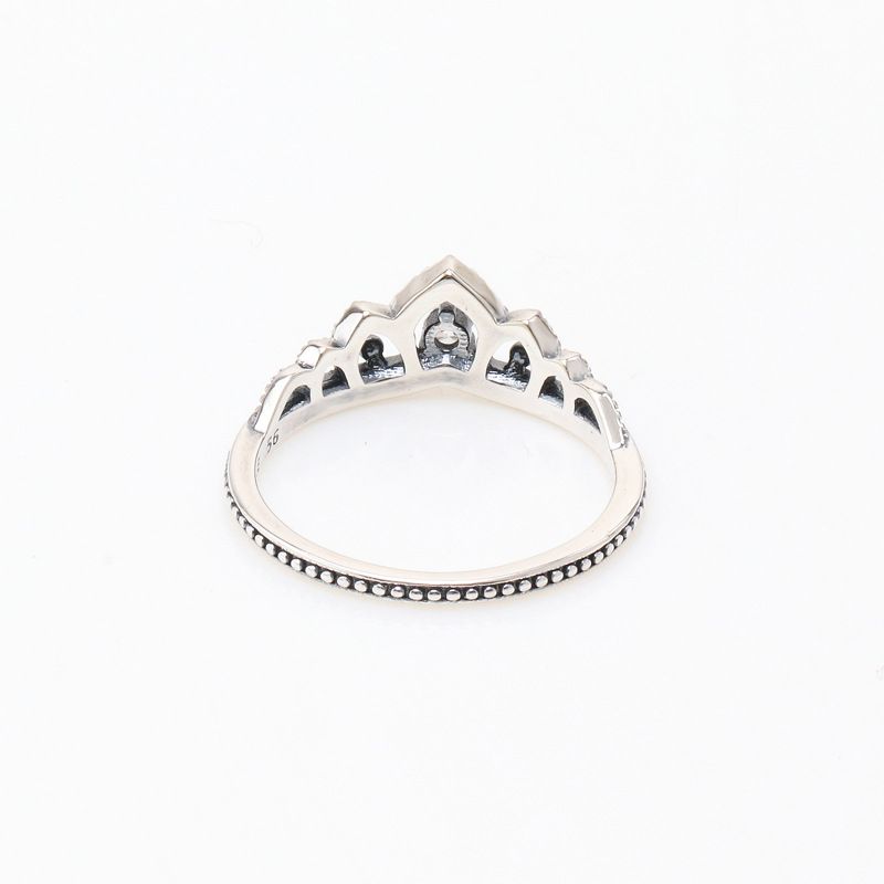 Damessieraden Kroonring Elegante Prinses Stijl Mode Statement Stuk Voor Vrouwen, Maten 50-60 Licht Luxe Temperament Cadeau Voor Vrouwen_voghion.com