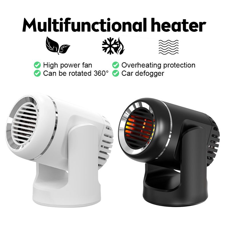 Mini Electric 12v Heater Defroster For Car 2V/130W Fast Heating Quickly Defrost Deer Demister Auto Heat Dryer_voghion.com